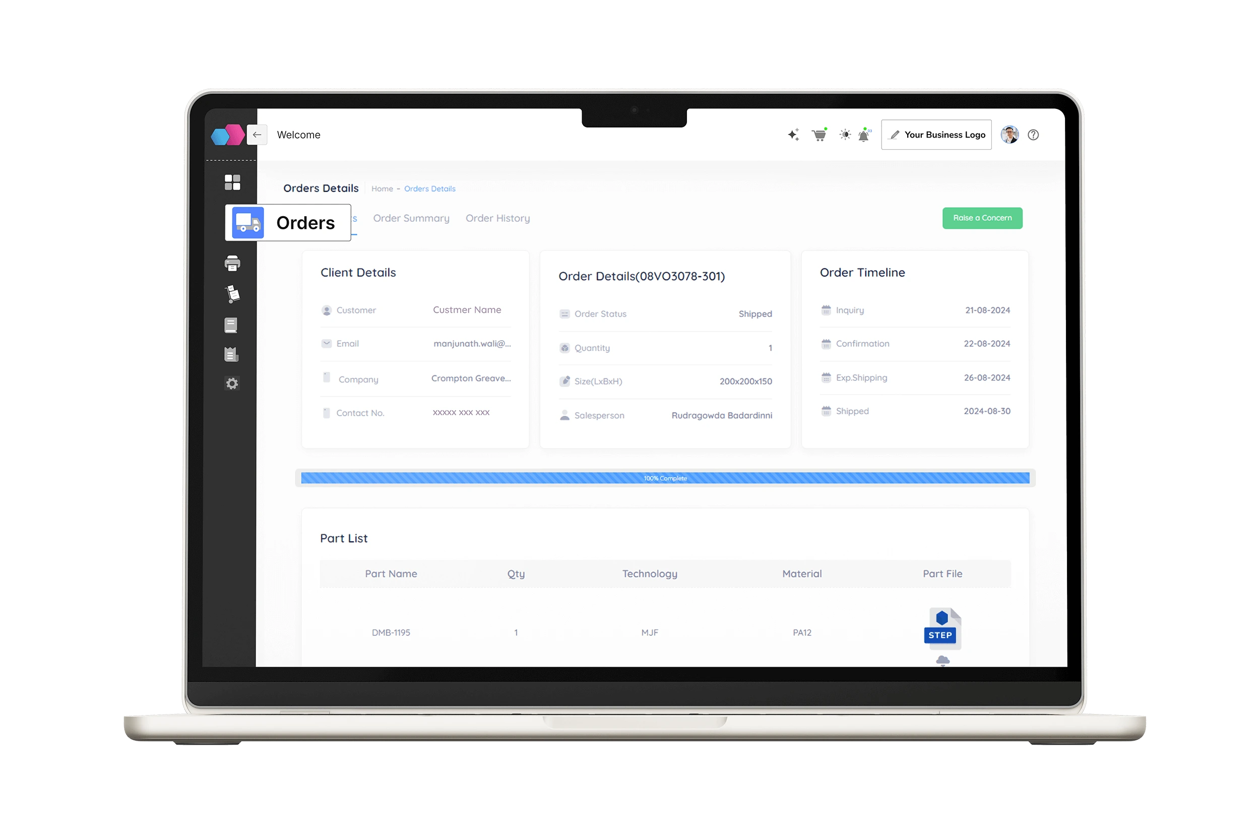 Manage document updates dashboard