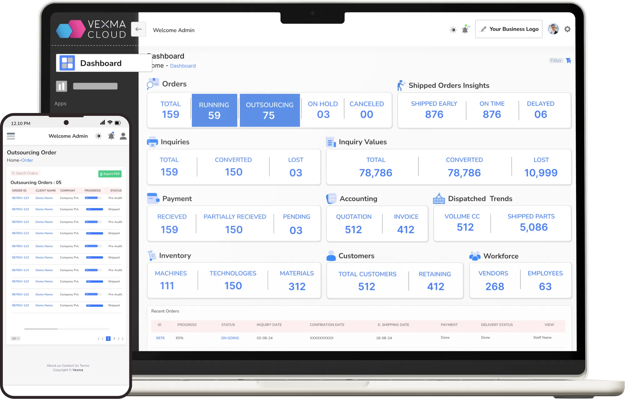 Vexmacloud Order Management